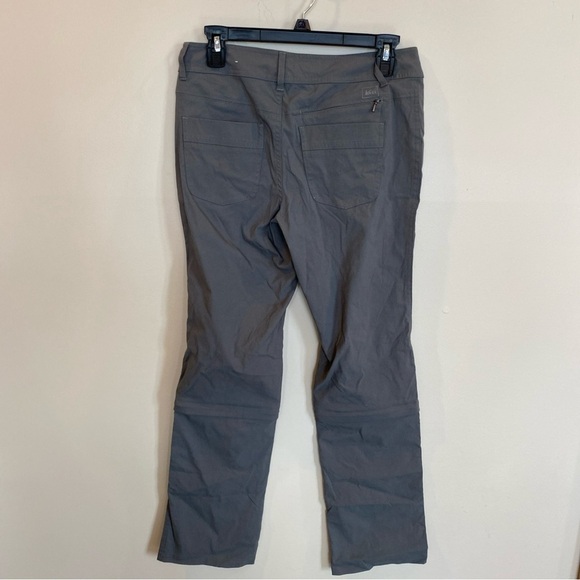 Rei Co Op Convertible Hiking Pants Gray Womens Size 2 - Picture 4 of 8